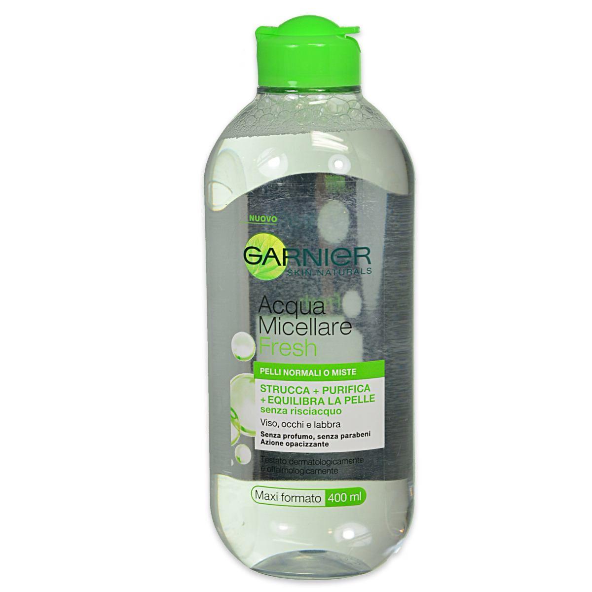 Garnier skin nat. acqua micellare 400 ml detergente fresh