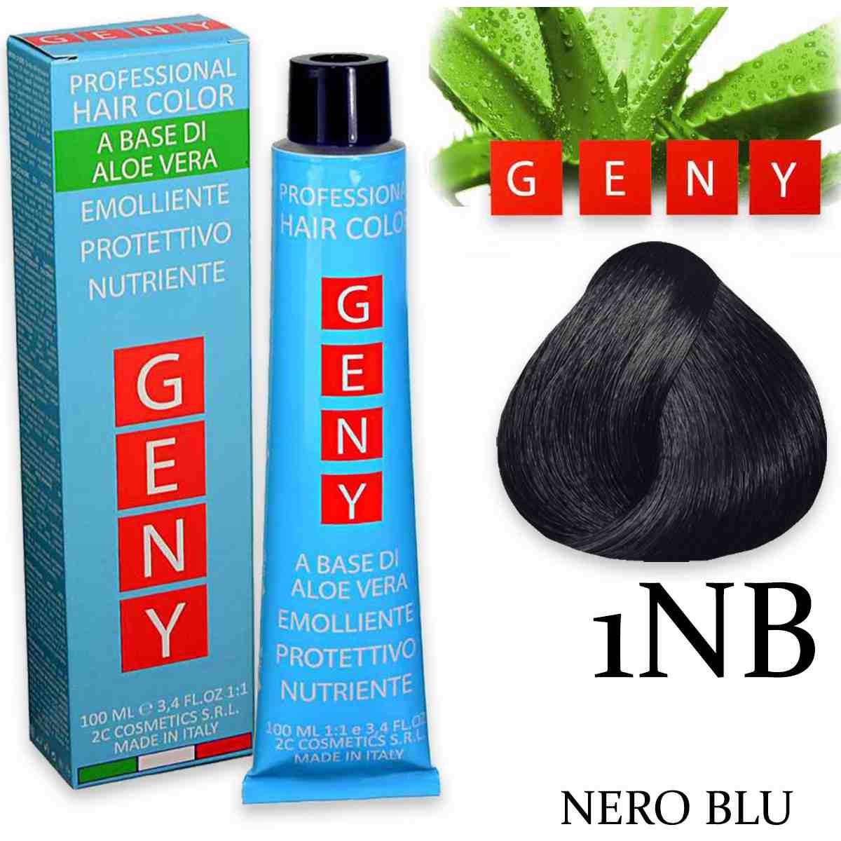 Wholesale Geny professional tintura 100 ml nero blu 1nb | Carsha