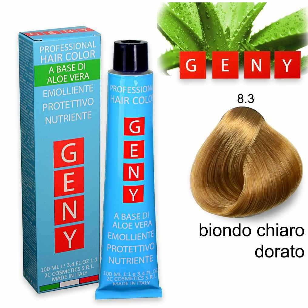 Wholesale Geny professional tintura 100 ml biondo chiaro dorato 8.3 | Carsha