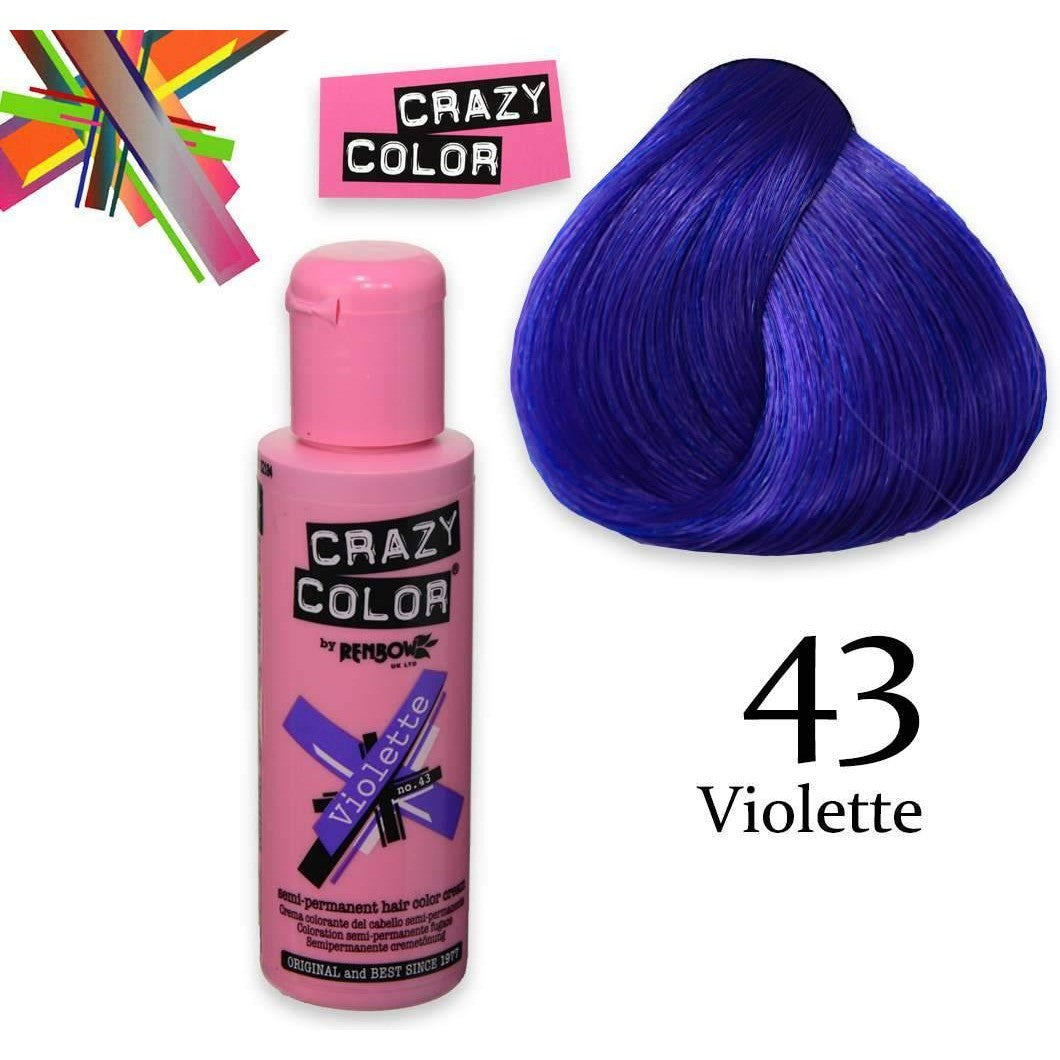 Wholesale Crazy color semipermanente 100 ml violette | Carsha