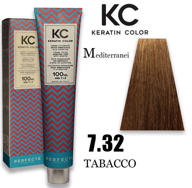 Kc keratin cream color 100 ml 7.32