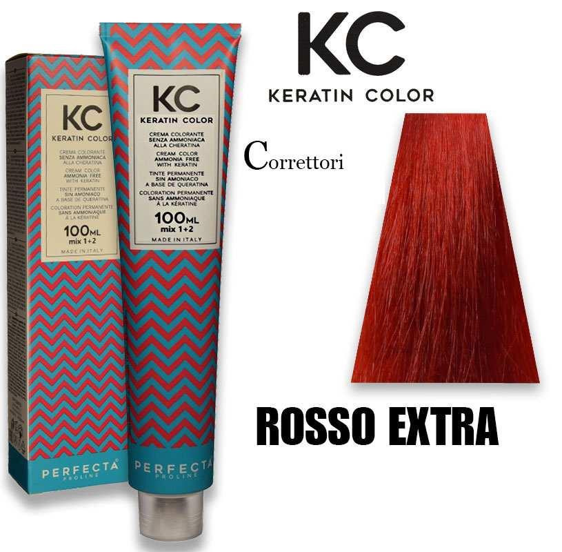 Kc keratin cream color 100 ml rosso