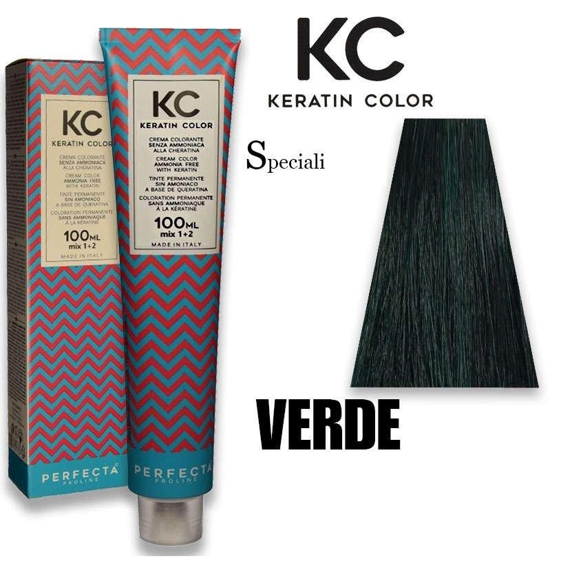 Wholesale Kc keratin cream color 100 ml verde | Carsha