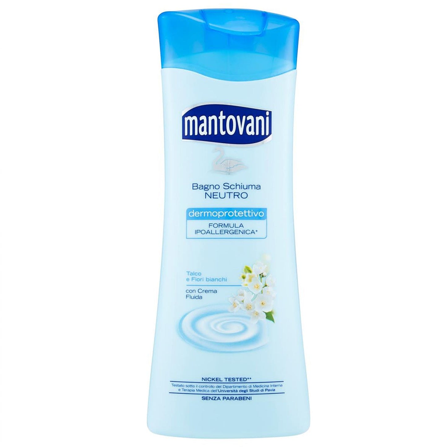 Mantovani Bagnoschiuma Neutro Talco e Fiori Bianchi - 400ml