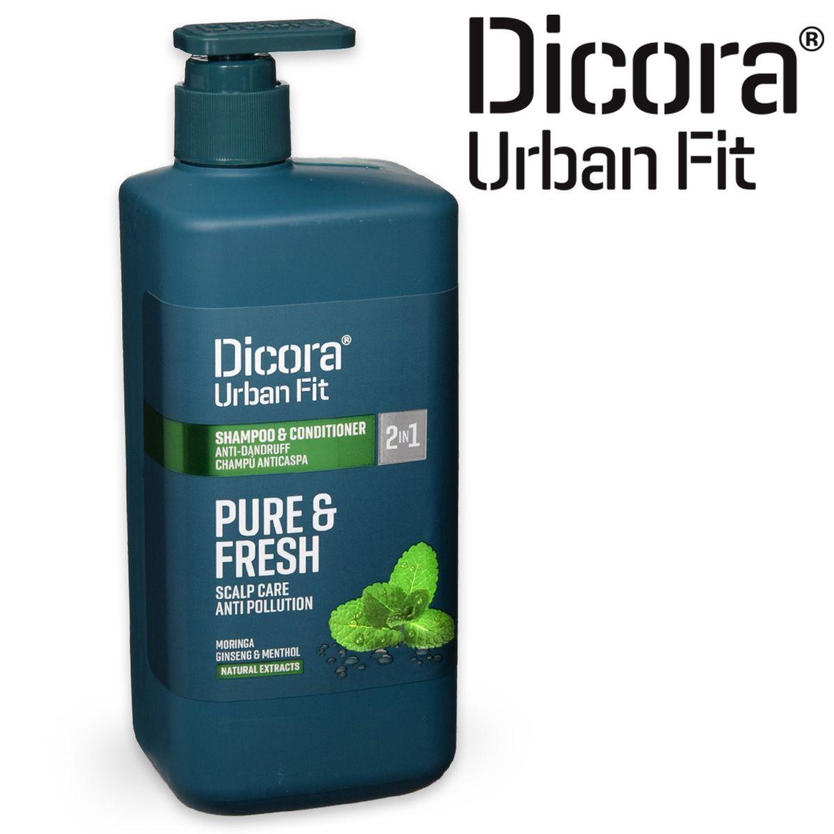 Dicora uf shampoo e conditioner 2 in 1 800 ml pure & fresh