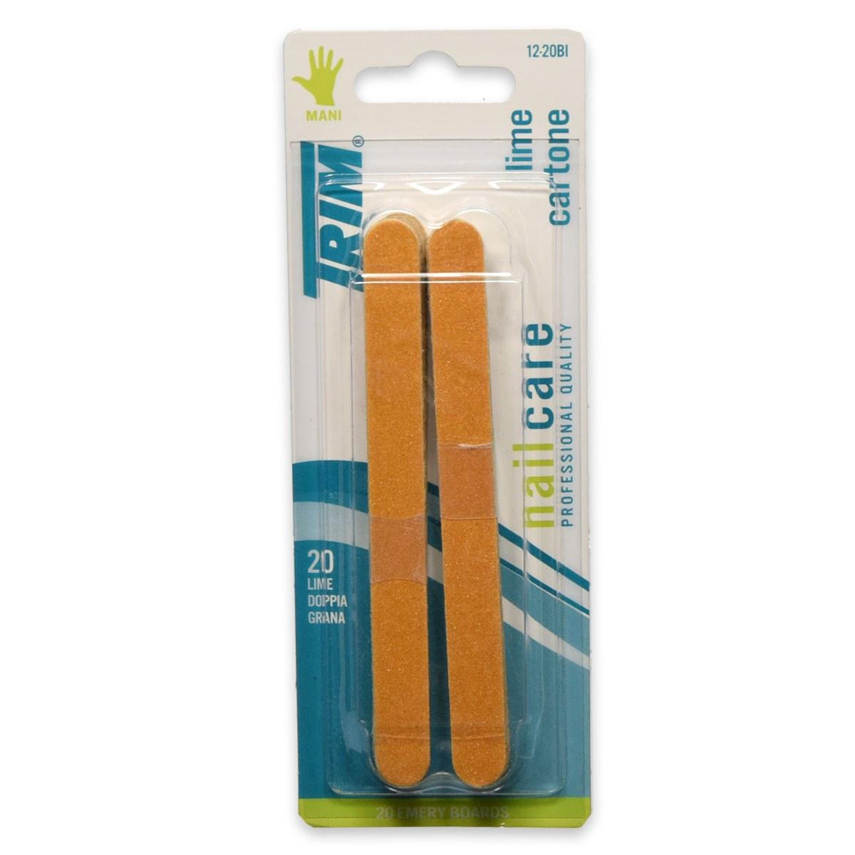 Wholesale Trim lime cartone 12 cm 20 pz. doppia grana | Carsha