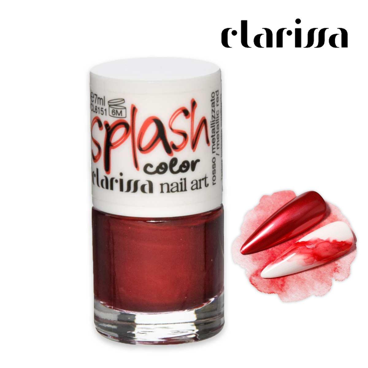 Wholesale Clarissa splash color rosso metallizato 7 ml | Carsha