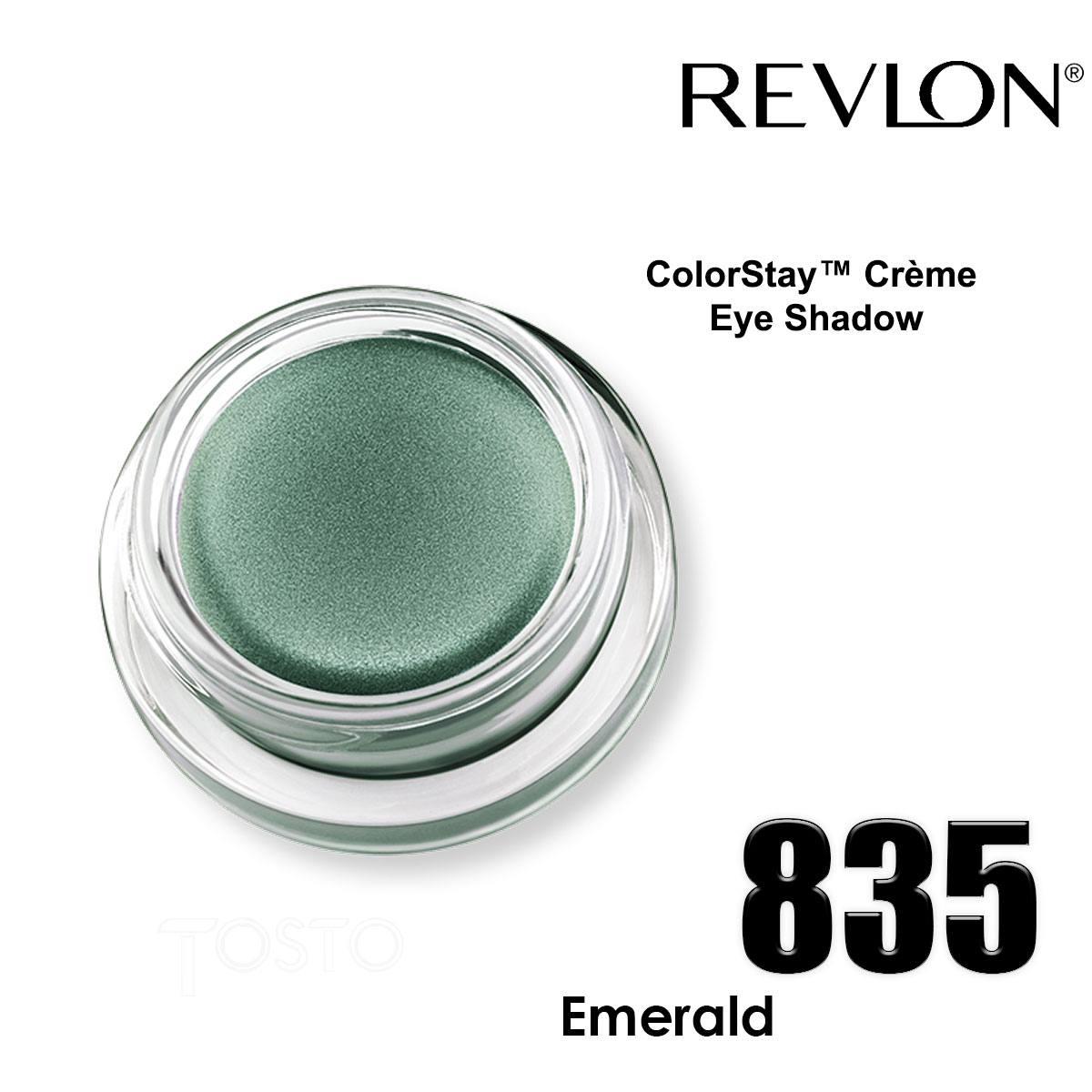 Revlon colorstay creme eye shadow jeweled emerald 835