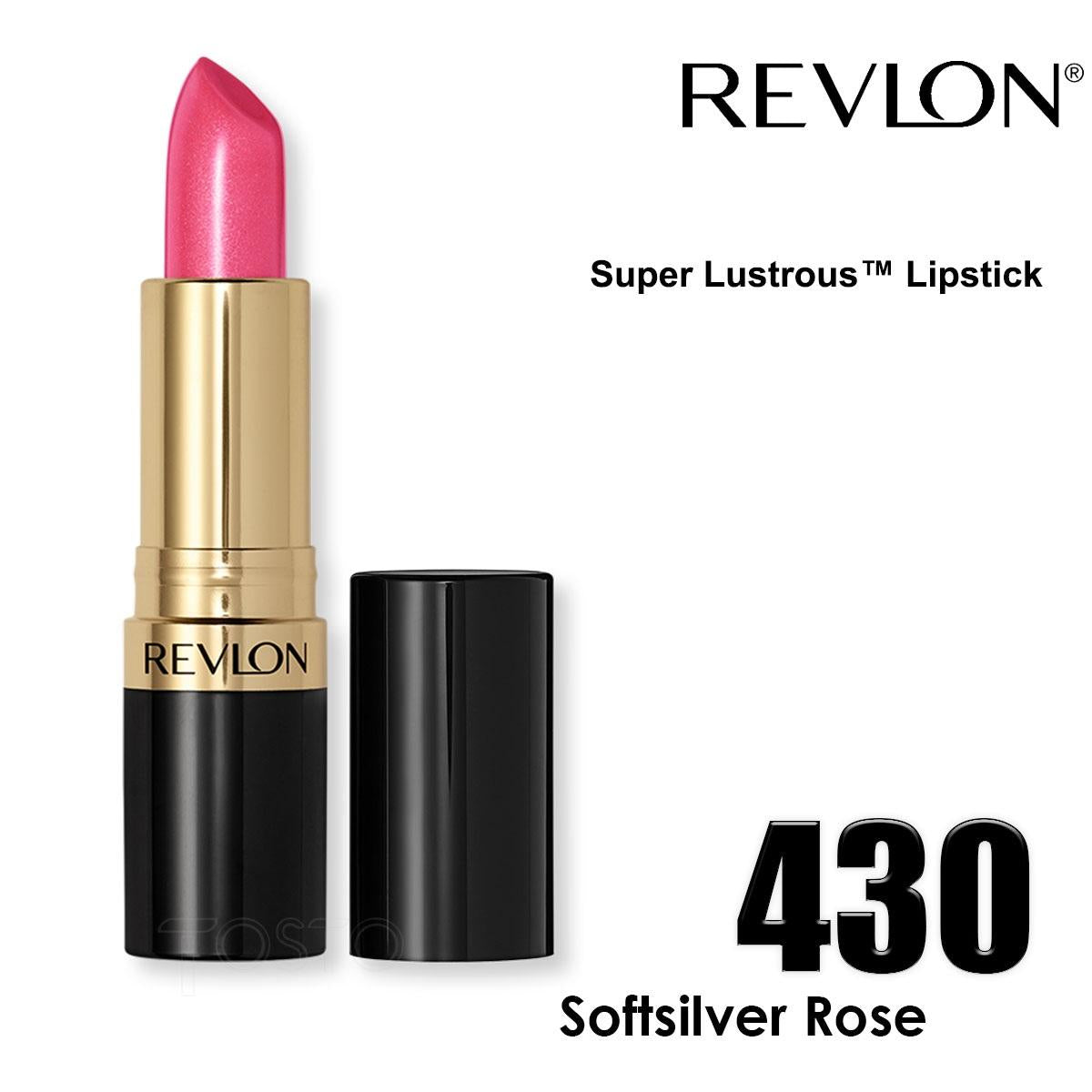 Revlon super lustrous lipstick softsilver rose 430