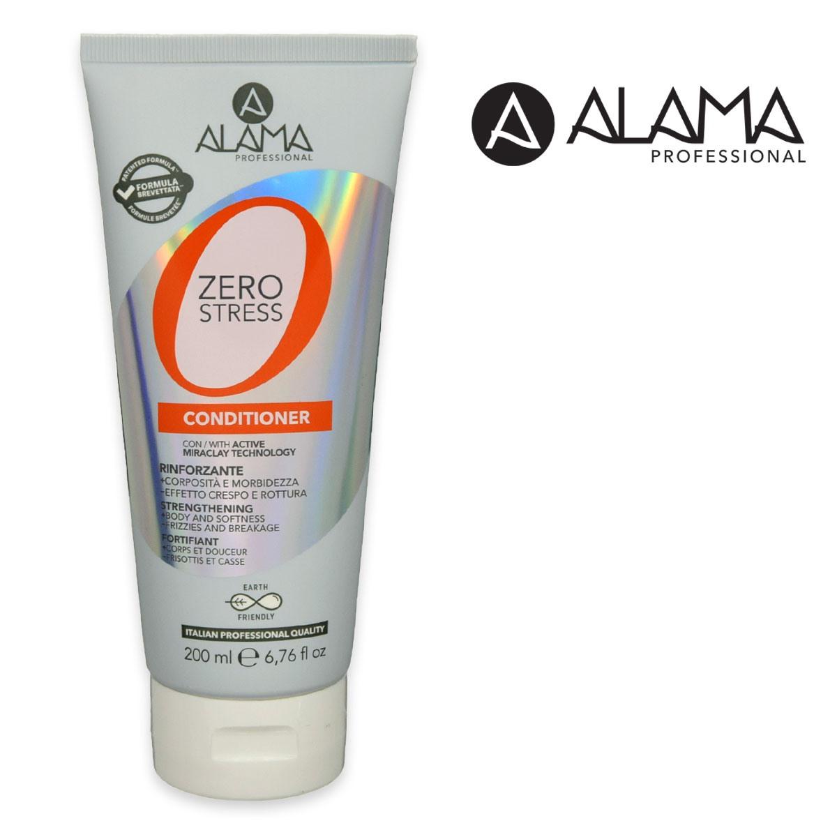 Wholesale Alama professional zero stress conditioner rinforzante per tutti i tipi di capelli 200 ml | Carsha