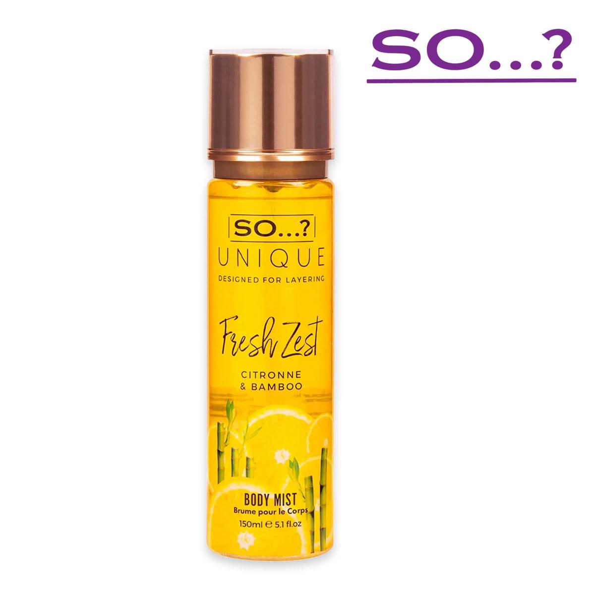 Wholesale So...? so unique 150 ml body mist fresh zest | Carsha