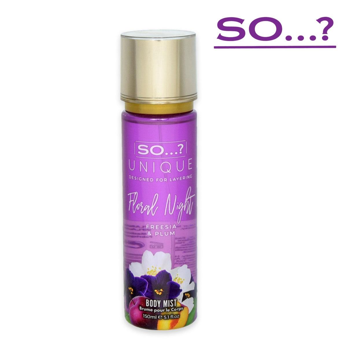 Wholesale So...? so unique 150 ml body mist floral night | Carsha