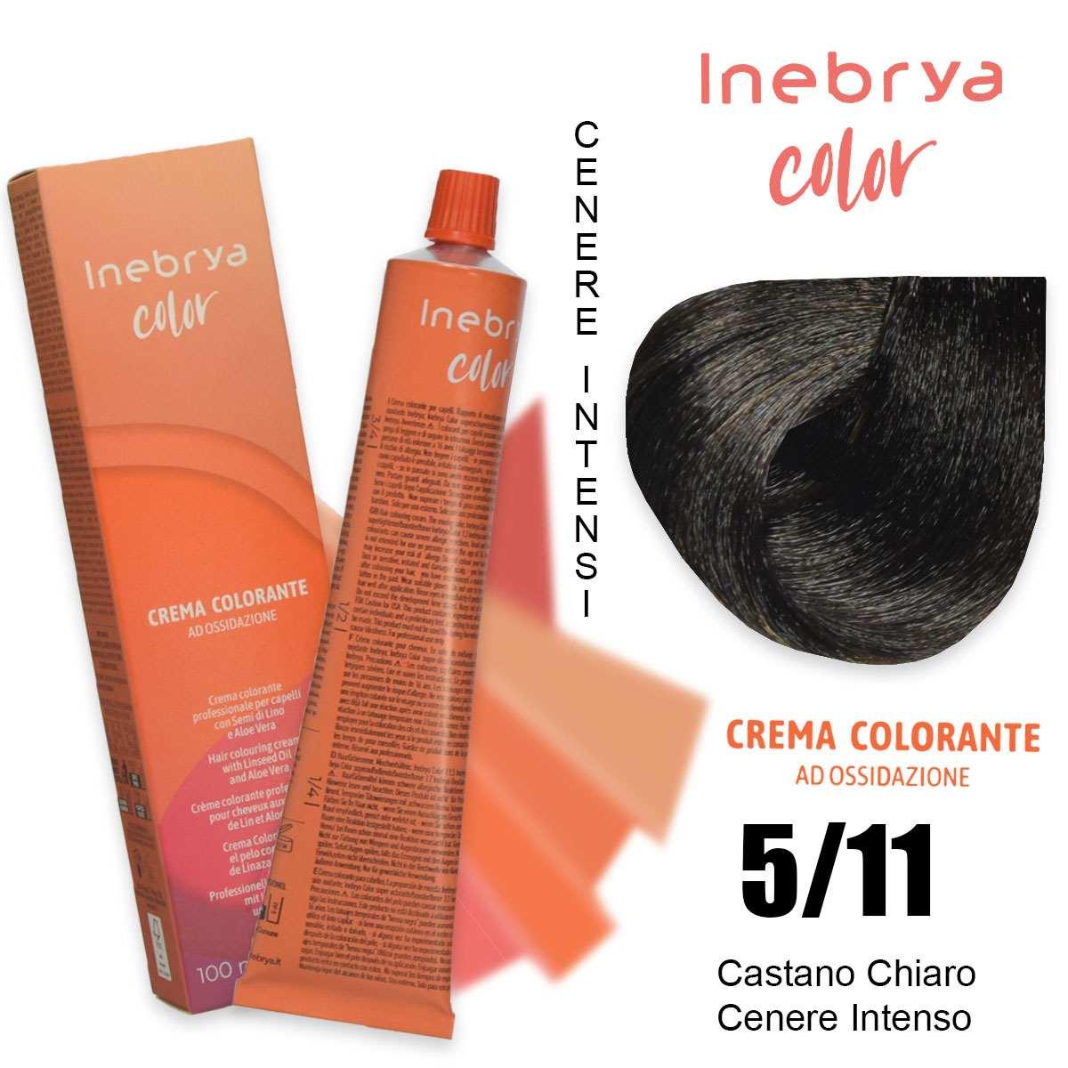Inebrya crema colorante 100 ml cast. Chiaro cenere intenso