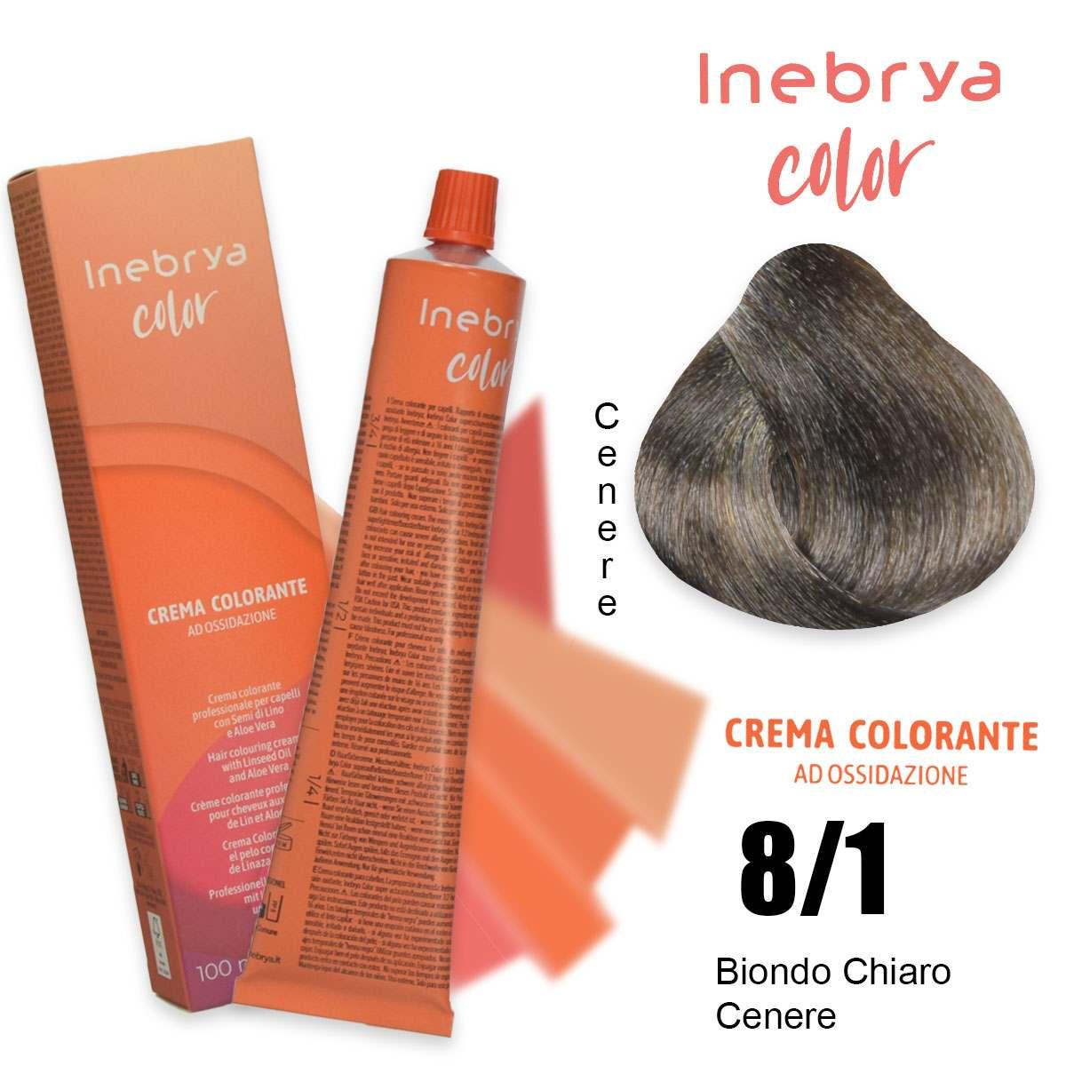 INEBRYA CREMA COLORANTE 100 ml BIONDOCHIARO CENERE