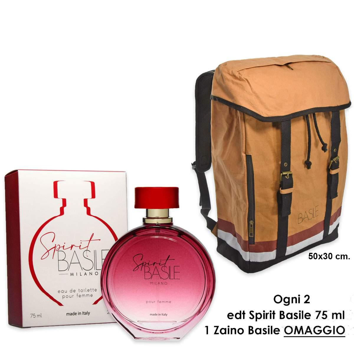 Basile spirit edt 75 ml + zaino omaggio