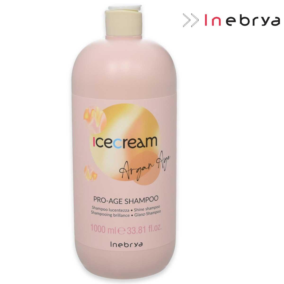 Inebrya argan age pro-age shampoo 1000ml olio di argan