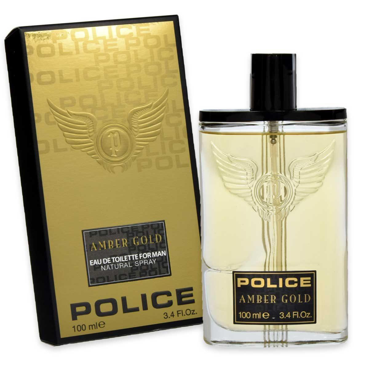 Police amber gold for woman eau de toilette 100 ml