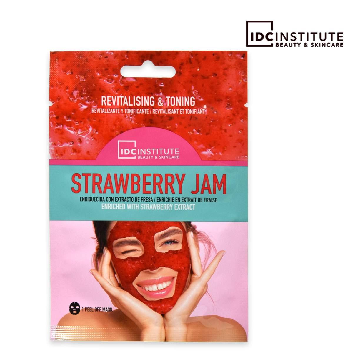 Idc face mask strawberry jam exfoliating & toning