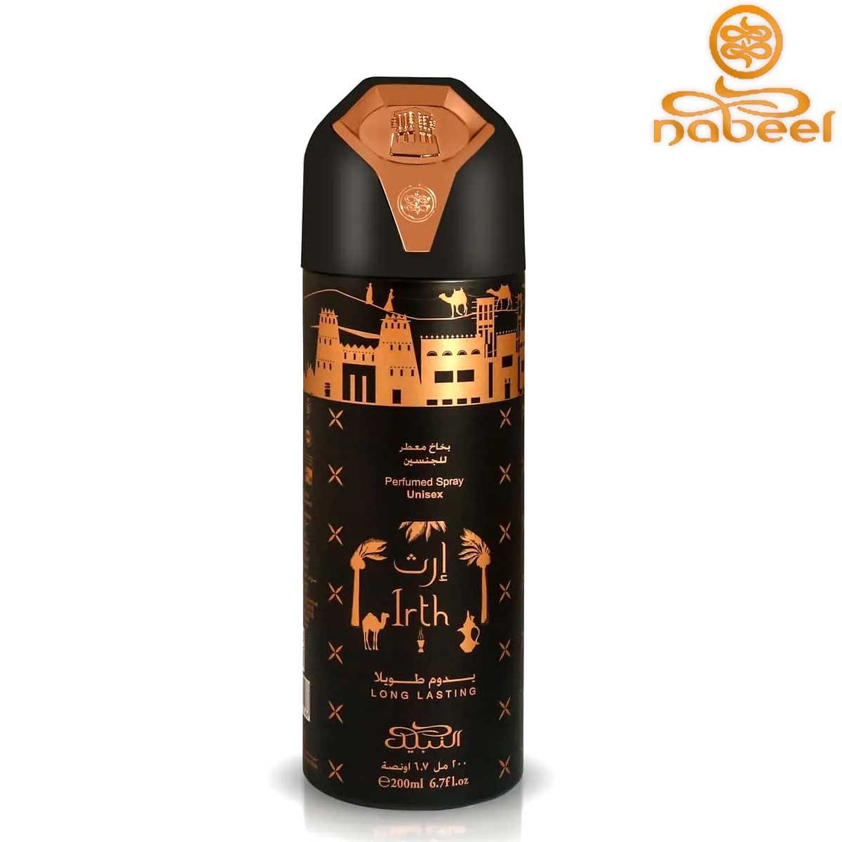 Nabeel irth body spray unisex 200 ml