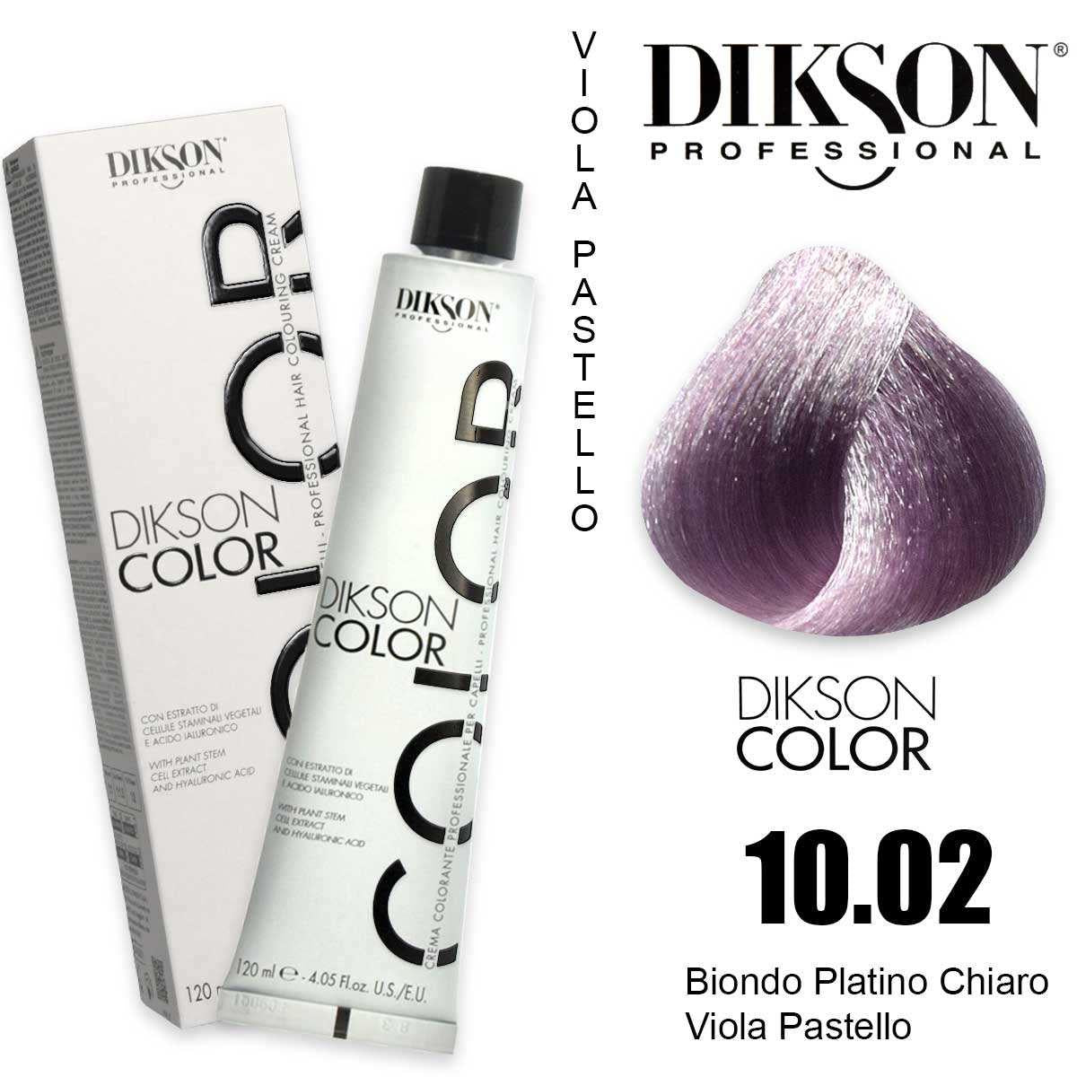 Dikson Dikson color 120 ml 10.02 biondo platino chiaro viola pastello