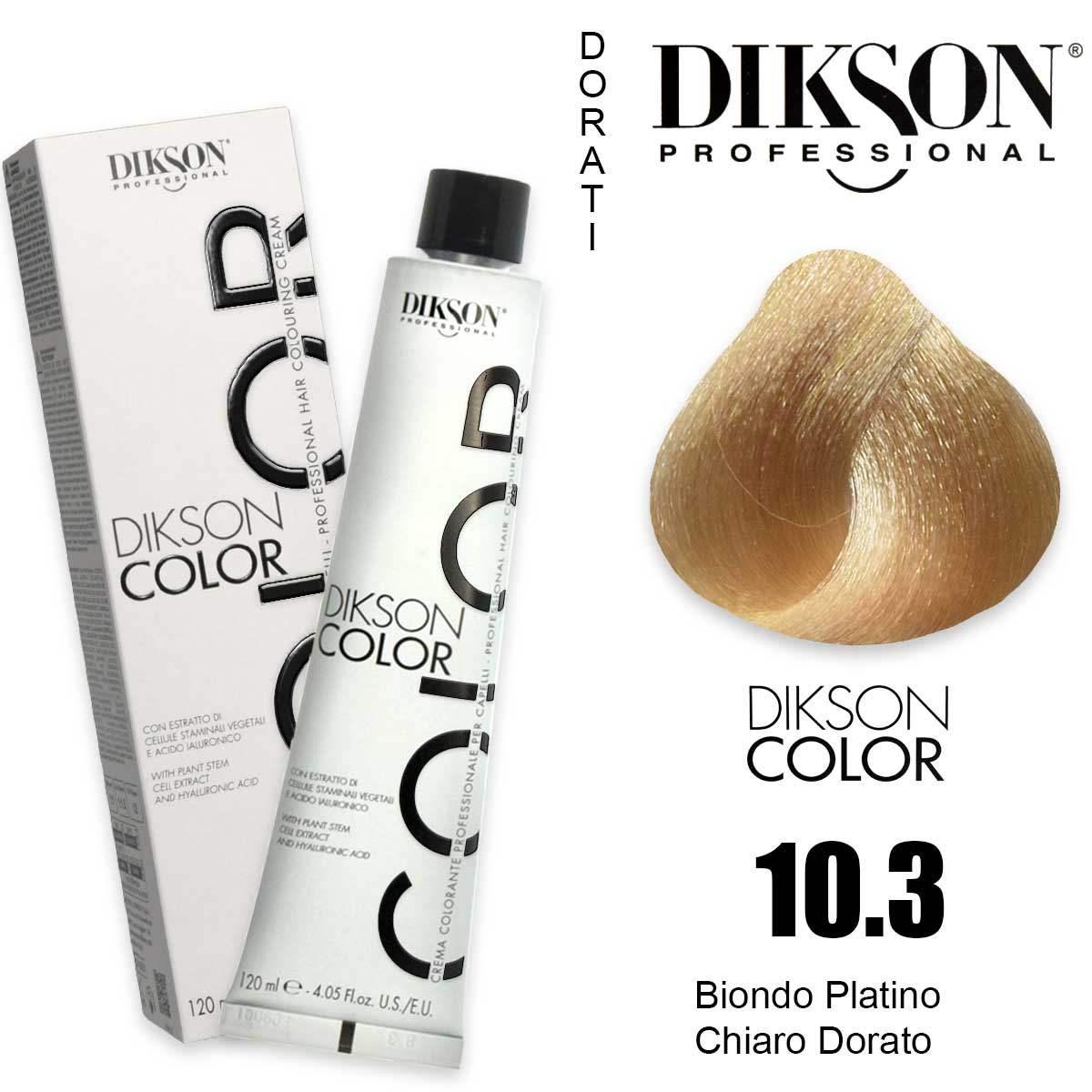 Dikson Dikson color 120 ml 10.3 biondo platino chiaro dorato