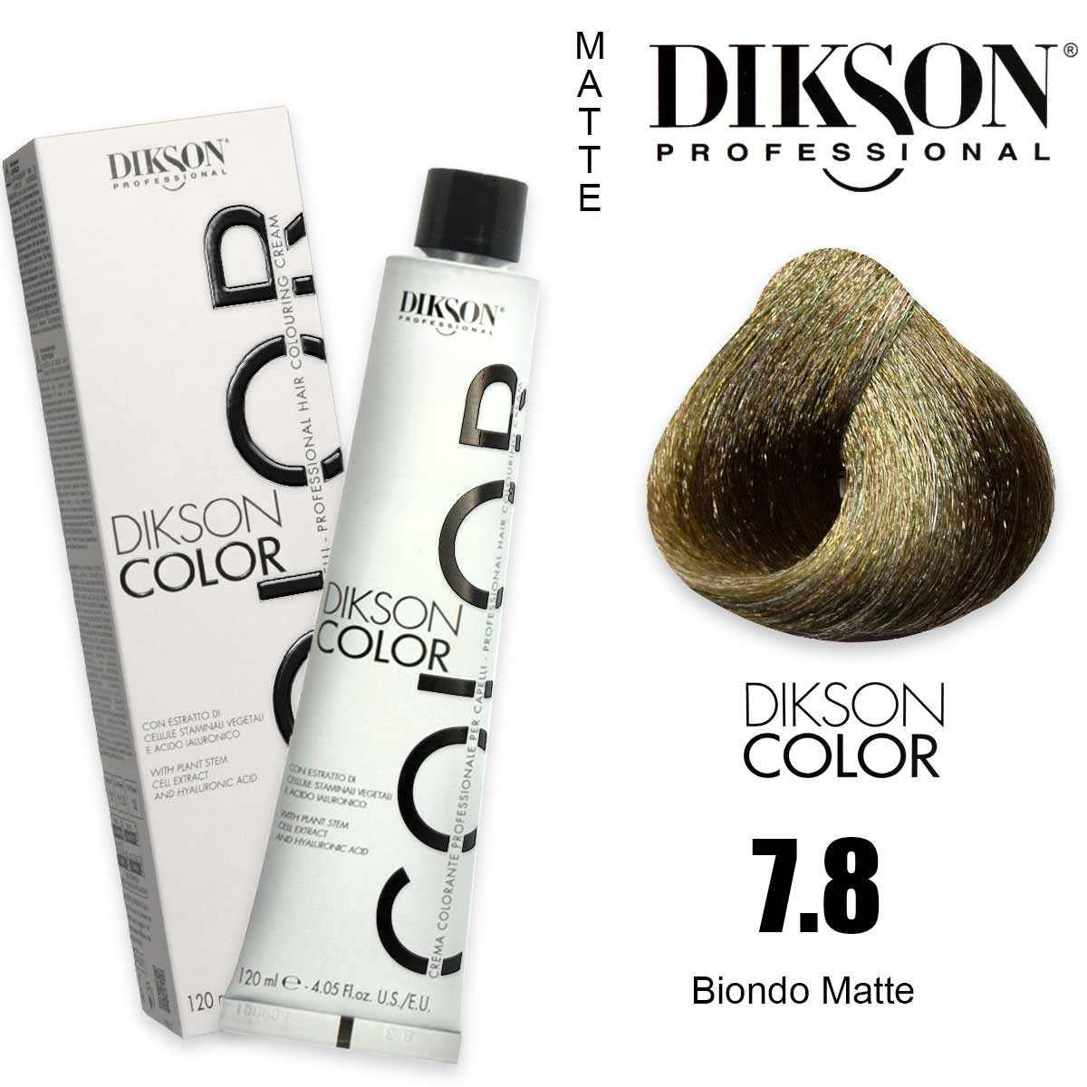 Dikson Dikson color 120 ml 7.8 biondo matte