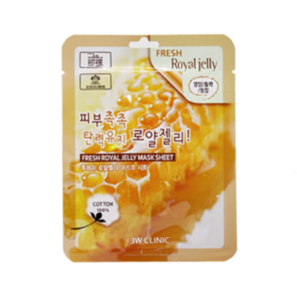 Wholesale 3W Clinic - Fresh Royal Jelly Mask Sheet - 1pc | Carsha