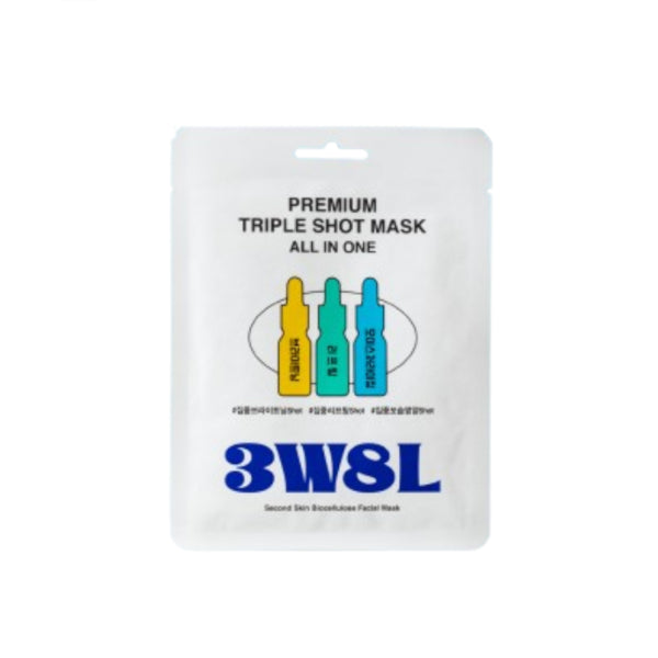 Wholesale 3W8L - Premium Triple Shot Mask All In One - 1pc | Carsha