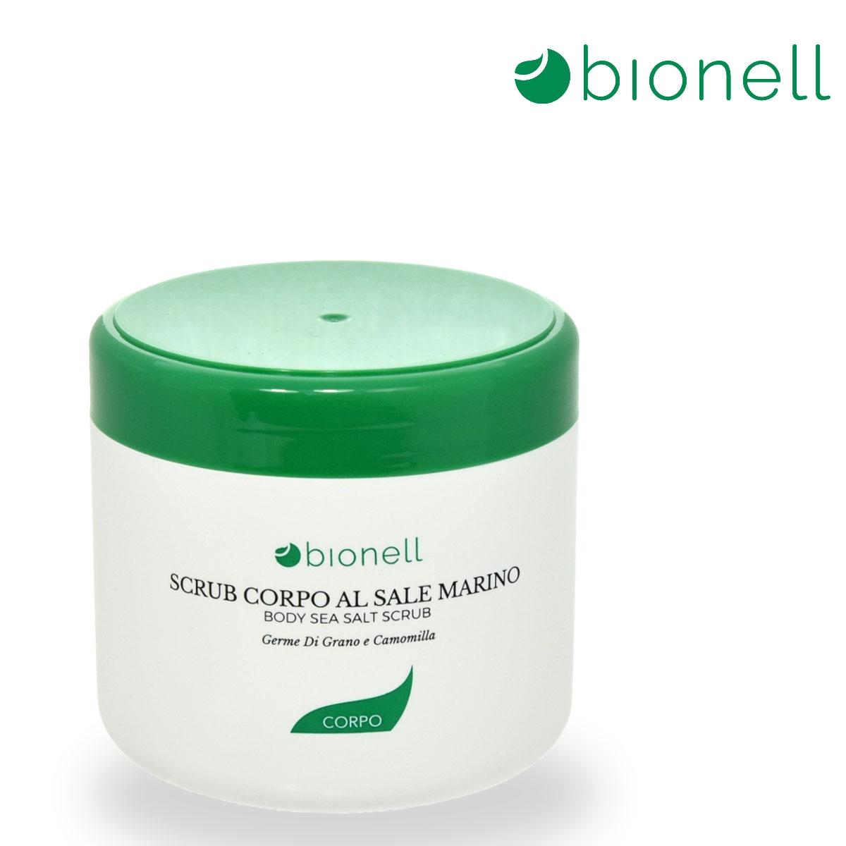 Bionell scrub corpo al sale marino bionell 500 ml