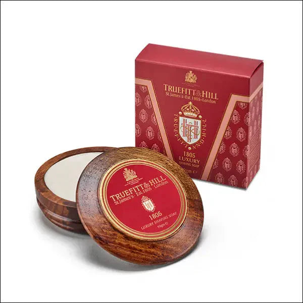 Truefitt & Hill 1805 Sapone da barba di lusso in ciotola di legno 99gr