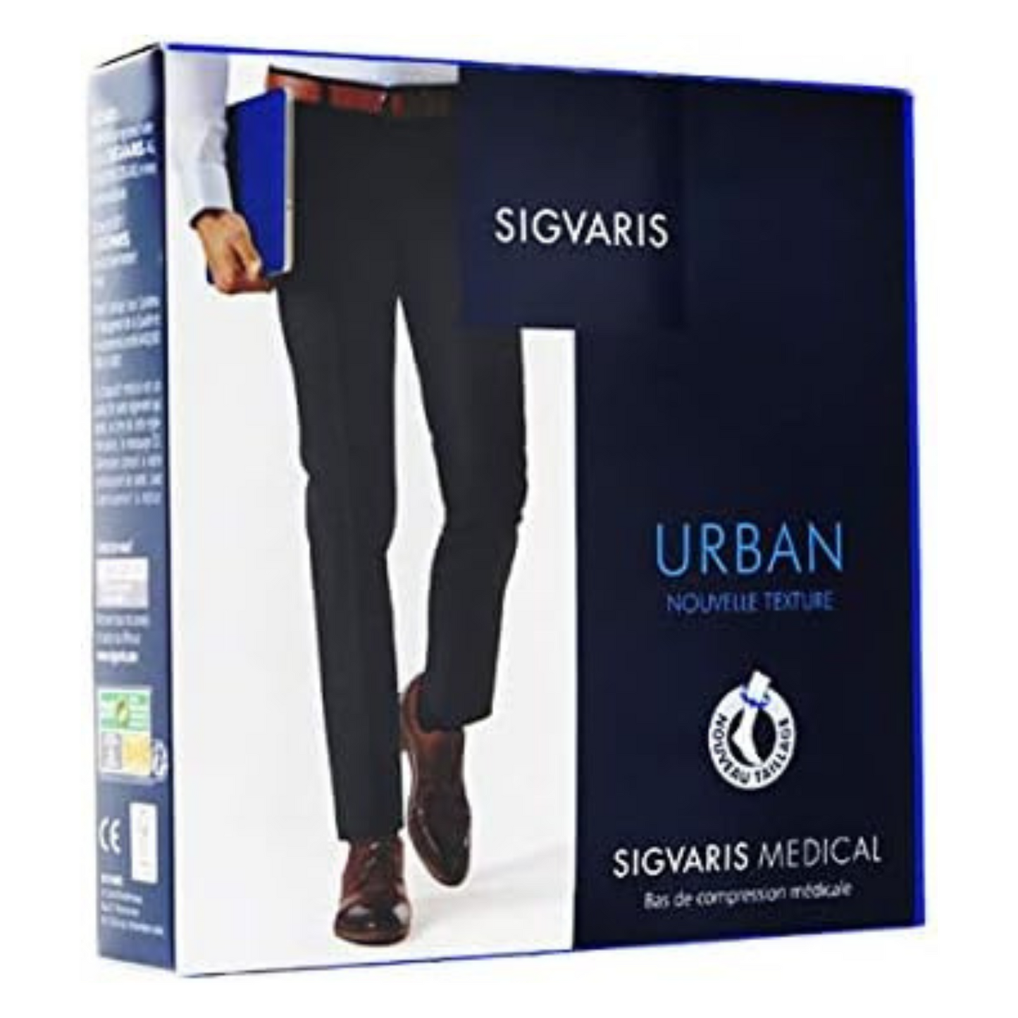 Wholesale Sigvaris Urban New Bas de Contention pour Hommes Long Noir M | Carsha
