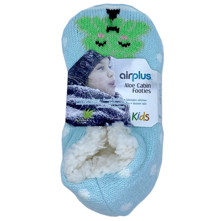 Wholesale AirPlus KIDS - Aloe Cabin Footies - Pantofole Idratanti - Motivo Abete - Taglia 26-31 | Carsha