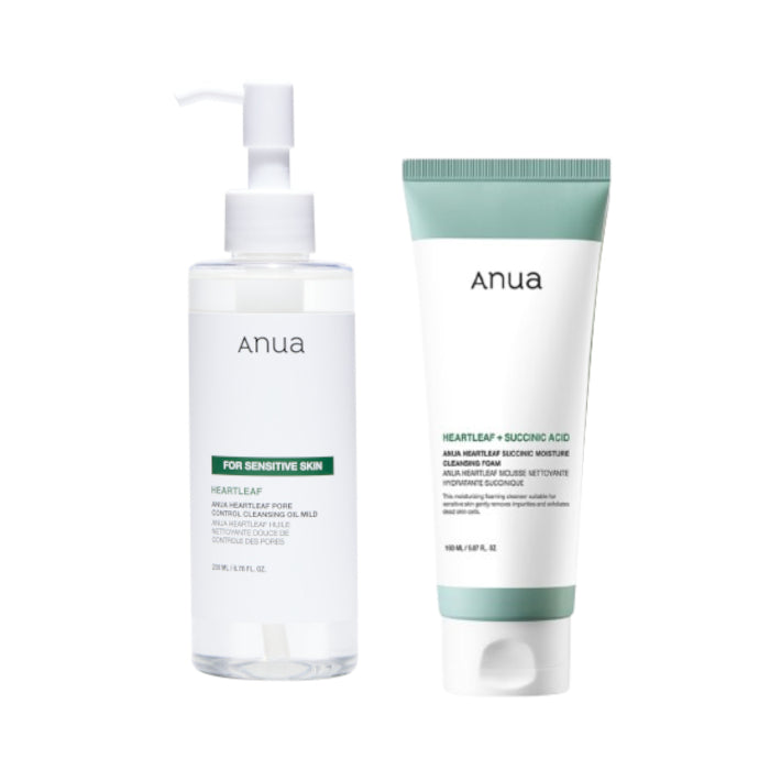 Wholesale ANUA - Heartleaf Cleansing Sensitive Skin Duo Set | Carsha