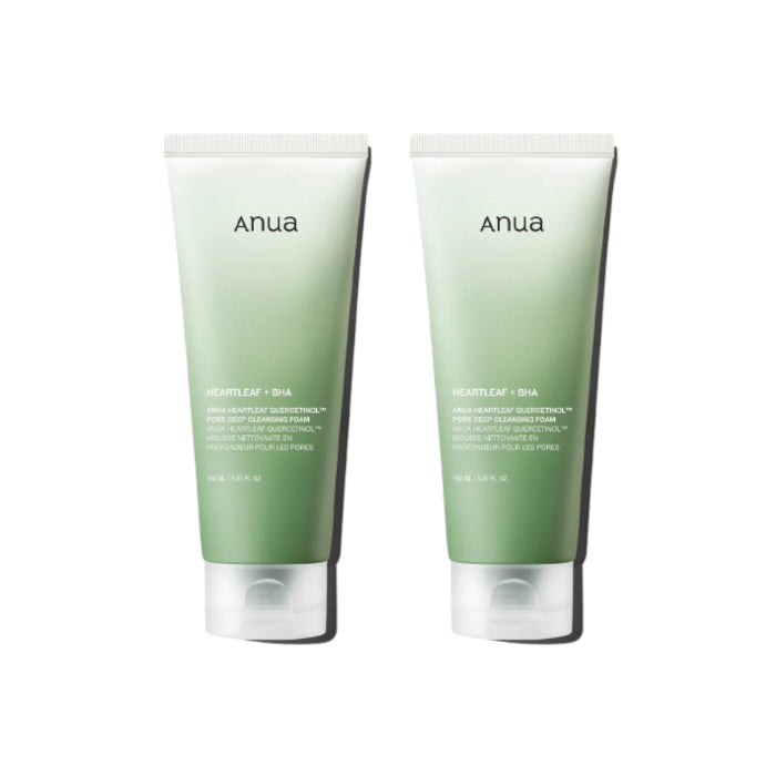 Wholesale ANUA - Heartleaf Quercetinol Pore Deep Cleansing Foam - 150ml 2ea Set | Carsha