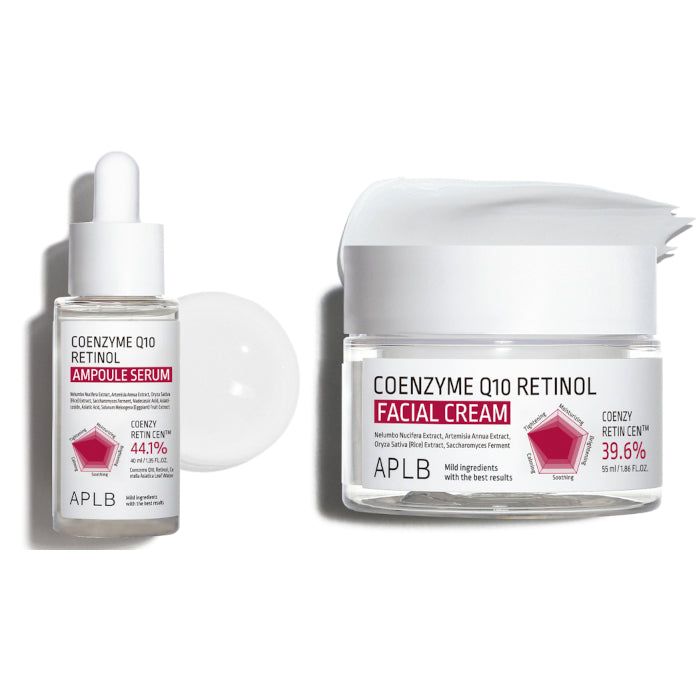 Wholesale APLB - Coenzyme Q10 Retinol Ampoule Serum - 40ml & Facial Cream - 55ml Set | Carsha