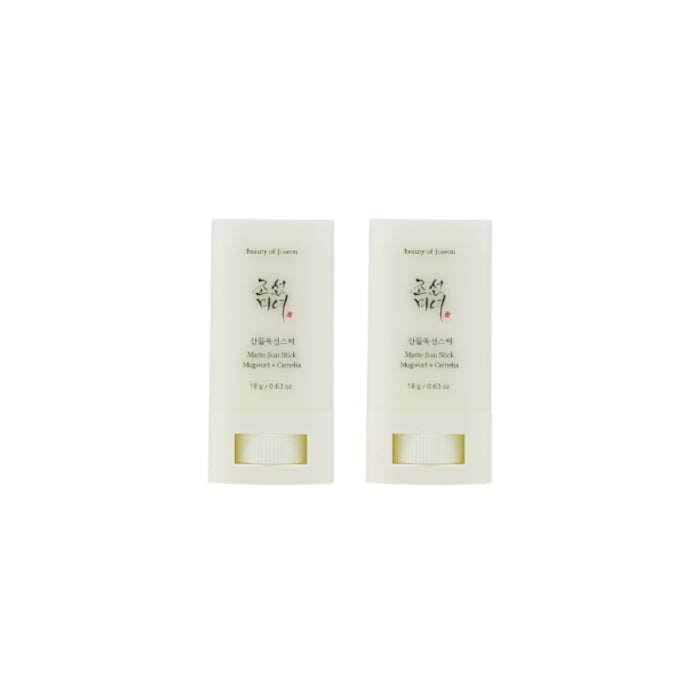 Wholesale BEAUTY OF JOSEON - Matte Sun Stick : Mugwort + Camelia SPF50 PA++++ - 18g 2ea Set | Carsha