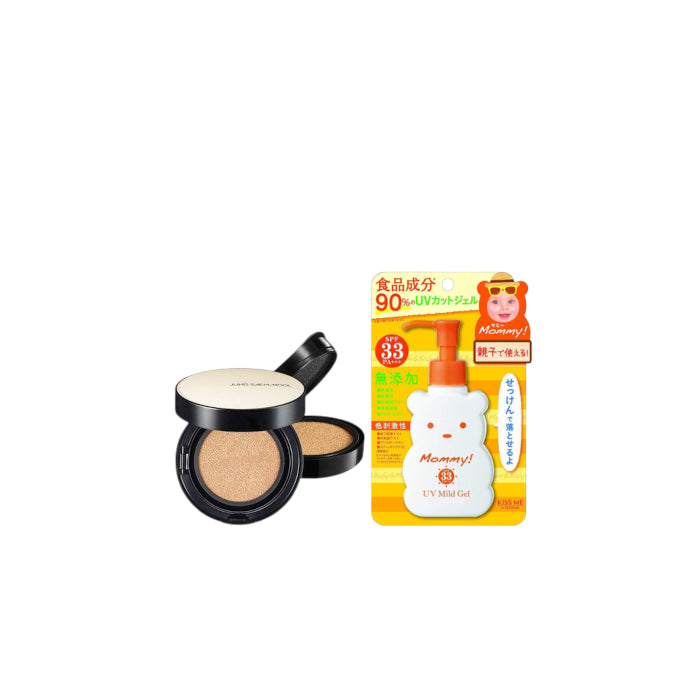 Wholesale ISEHAN - Kiss Me Mommy UV Mild Gel SPF33 PA+++ - 100ml X Jung Saem Mool - Essential Skin Nuder Long Wear Cushion - 14g +14g -... | Carsha