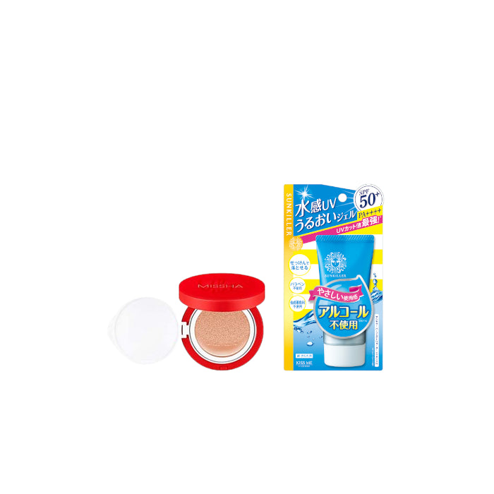 Wholesale ISEHAN - Kiss Me Sunkiller Perfect Water Essence SPF50+ PA++++ - 50g X MISSHA - Velvet Finish Cushion SPF50+ PA+++ - 15g - 23 | Carsha
