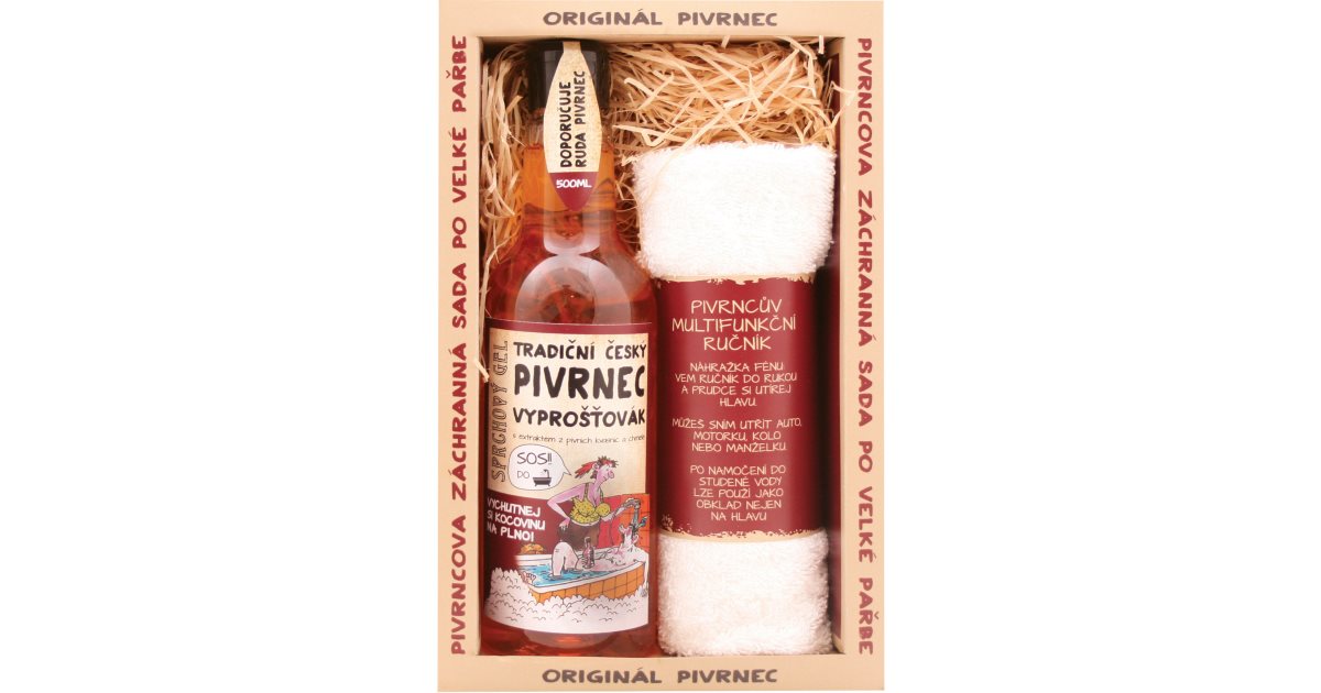 Bohemia gifts Set regalo per la cura del bagno Pivrnec VI