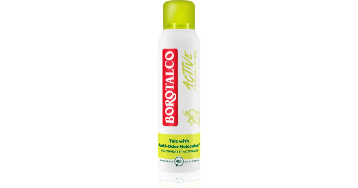 Borotalco Deodorante in spray al profumo di Agrumi Active 150 ml