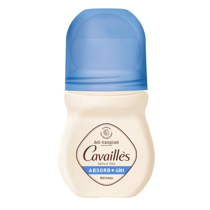 Cavaillès - Absorb+ 48H - Antitracce - Deodorante Roll-On 50 ml
