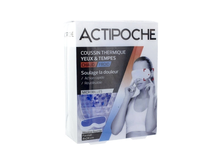 Cooper Actipoche Cuscino Termico Occhi e Tempie Caldo Freddo Micro sfere