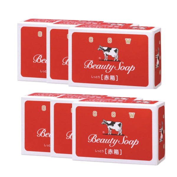 Wholesale COW soap - Beauty Soap Red Box - 6 pcs - Rose | Carsha