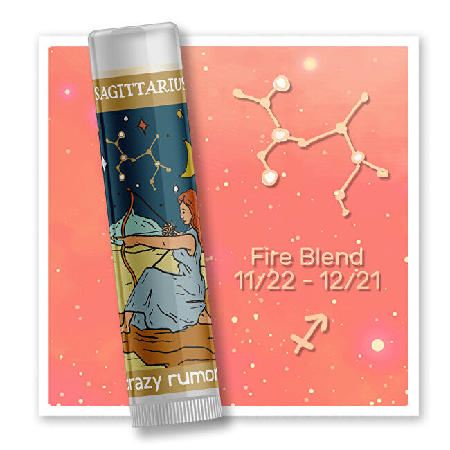 Crazy rumors zodiac lip balm - sagittario (lip balm) 4,4 ml