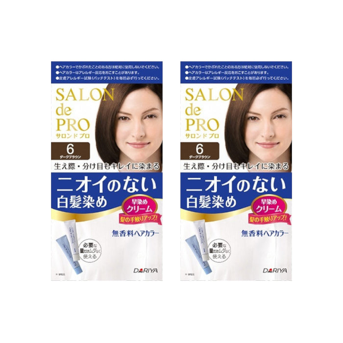 Wholesale Dariya - Salon De Pro - Hair Color Cream - 6 Dark brown Duo set | Carsha