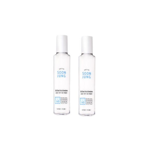Wholesale Deal ETUDE - Soon Jung 10-Free Moist Emulsion - 130ml 2ea Set | Carsha