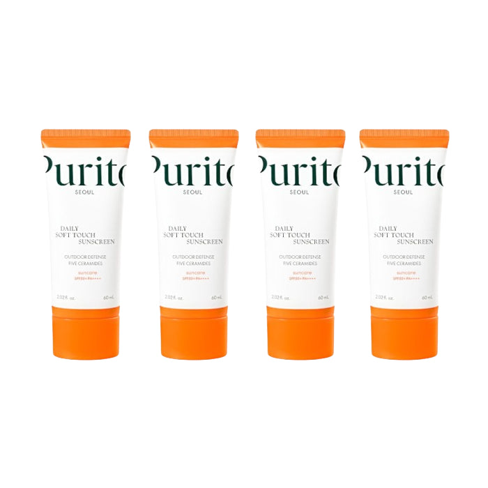 Wholesale DEAL Purito SEOUL - Daily Soft Touch Sunscreen SPF50+ PA++++ - 60ml 4ea Set | Carsha