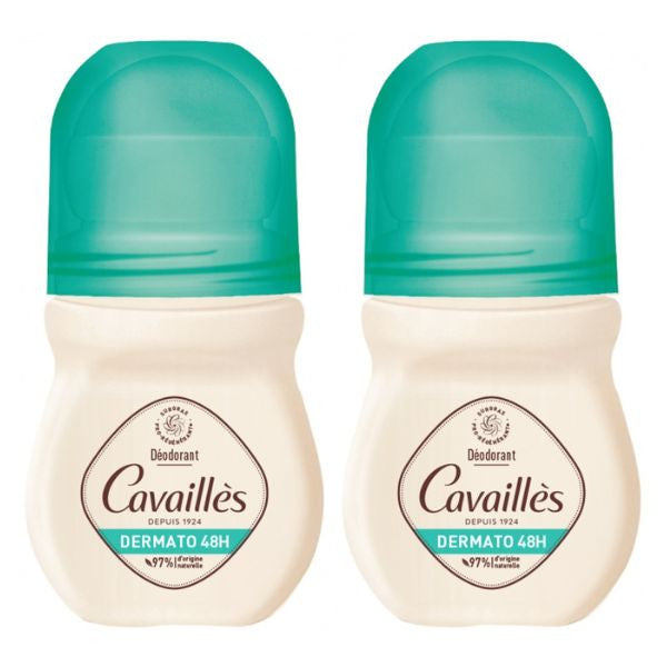 Cavaillès - Dermato 48H - Deodorante Roll-On 2x50 ml Lotto × 2