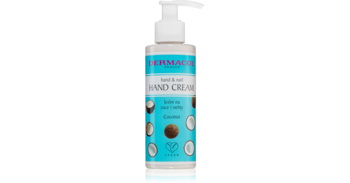 Dermacol Crema mani e unghie Kokos (Hand and Nail Cream) 150 ml