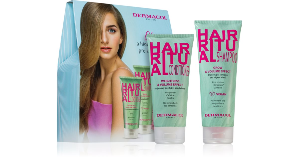Dermacol Set regalo volume rituale per capelli